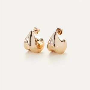Jenny Bird - Paige Puff Gold Earrings
